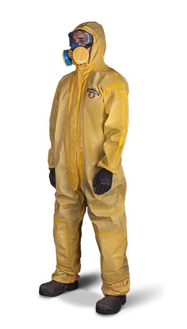 Купить защитный комбинезон ChemMAX 1 желтый Арт