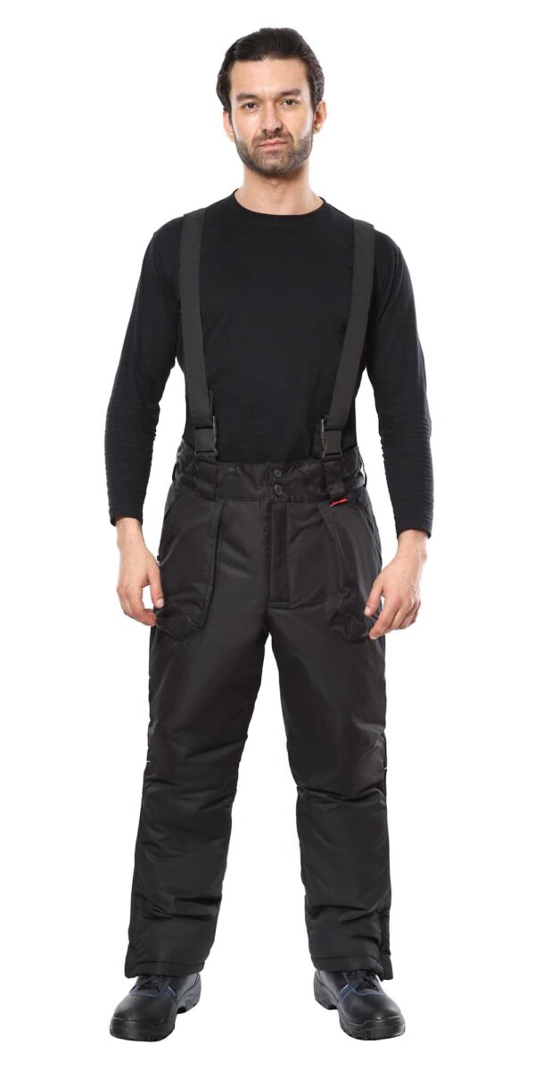 Брюки СИРИУС-АЛЕКС зимние, чёрные Артикул: 04269