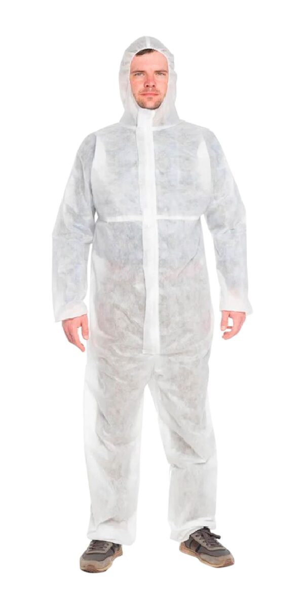 Одноразовая одежда купить комбинезон одноразовый спанбонд 60 г/м2 белый