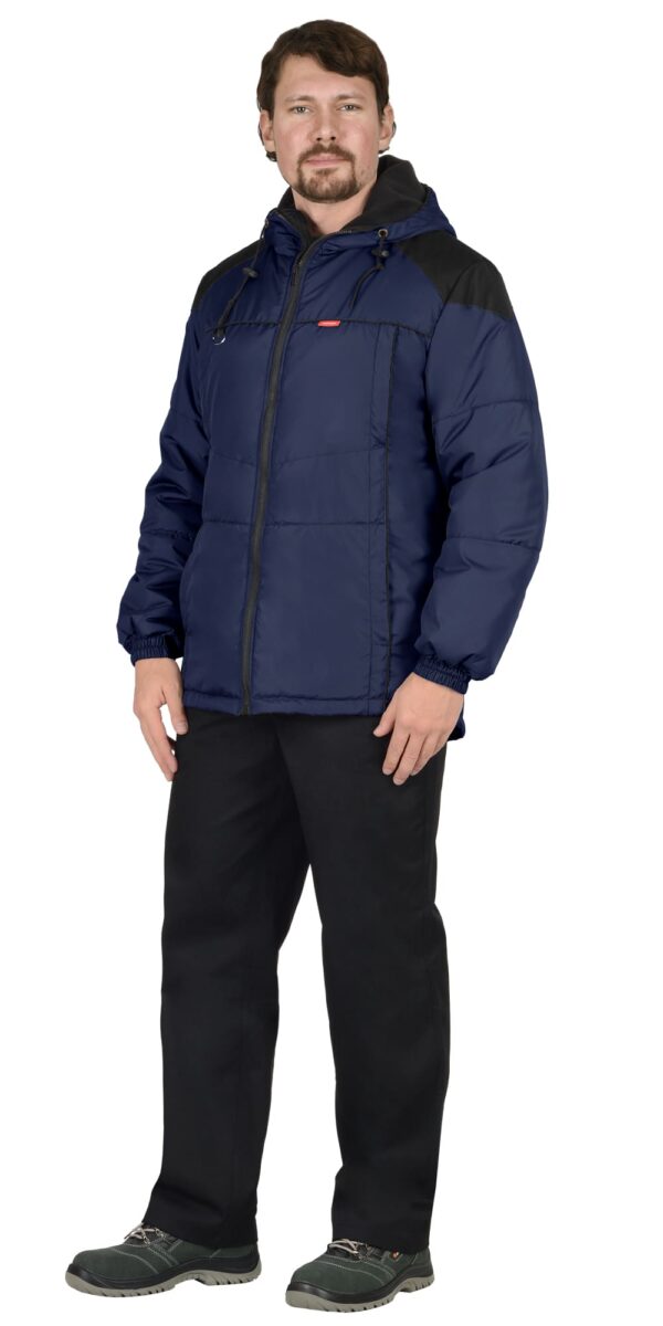 Куртка СИРИУС-СПРИНТЕР мужская, темно-синяя с черным Арт. 154458