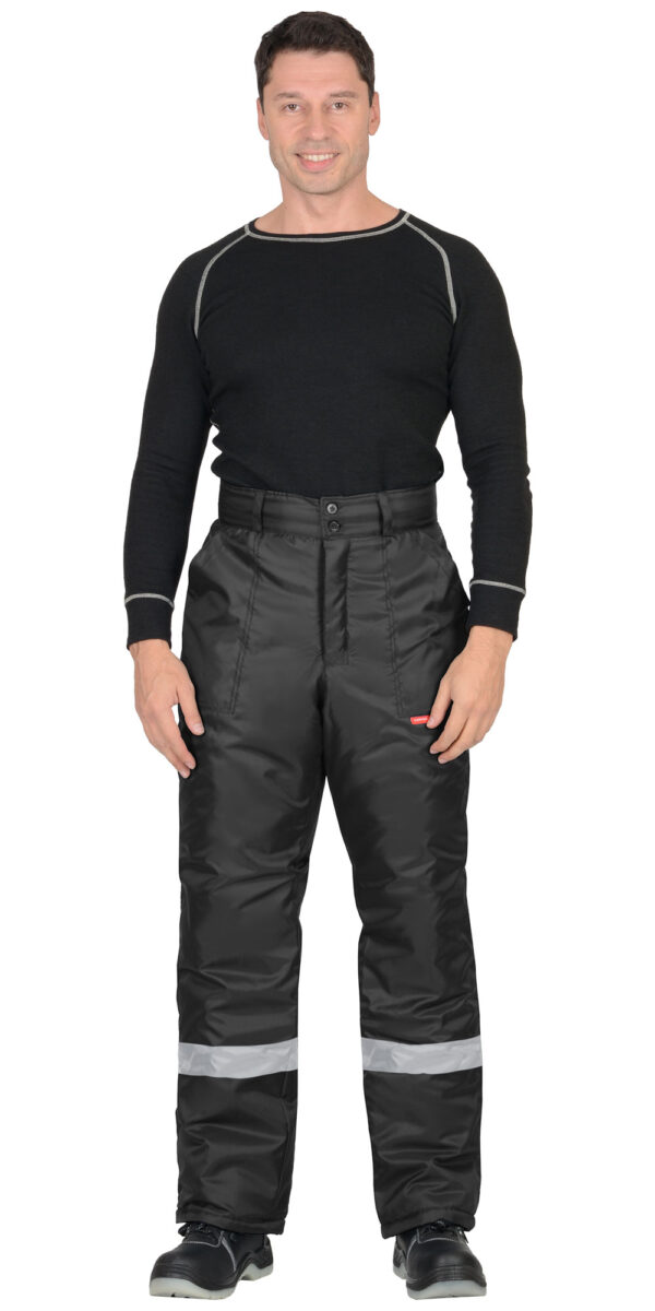 Брюки СИРИУС-РОСТ черные с СОП Артикул: 158108