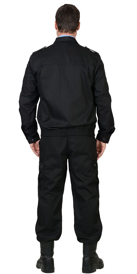 Костюм "СИРИУС-ТАЙФУН" : куртка, брюки Тк. Rodos (245 гр/кв.м) черный Артикул: 102121