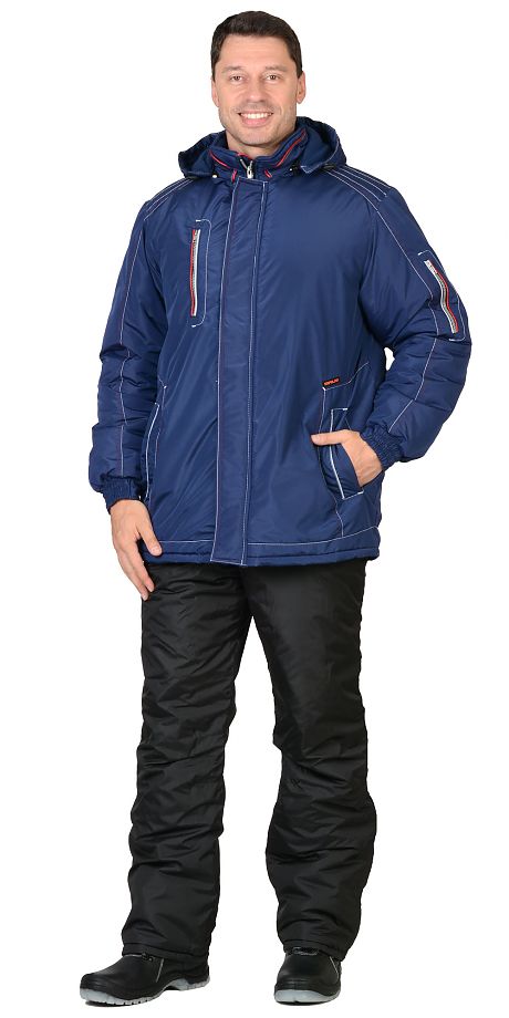 Куртка "СИРИУС-АЛЕКС" : зимняя, мужская, цв. т-синий. арт.02933