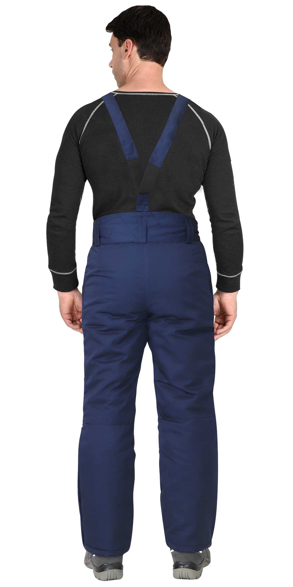 Костюм "СИРИУС-ФАВОРИТ" зимний: куртка, брюки т.синий со ср.серым Артикул: 131604
