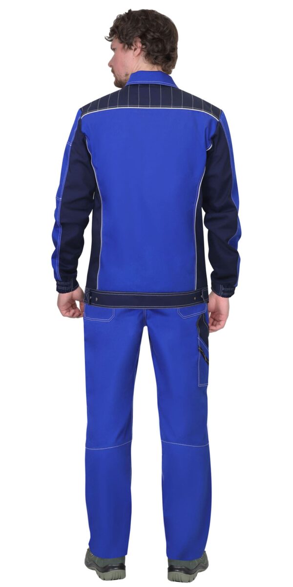 Костюм "СИРИУС-Престиж" куртка, полукомбинезон, васильковый с синим Артикул: 141901